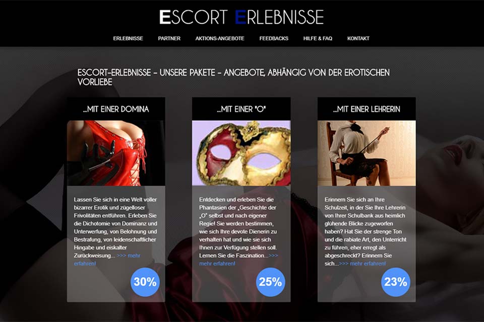 Escort Erlebnisse